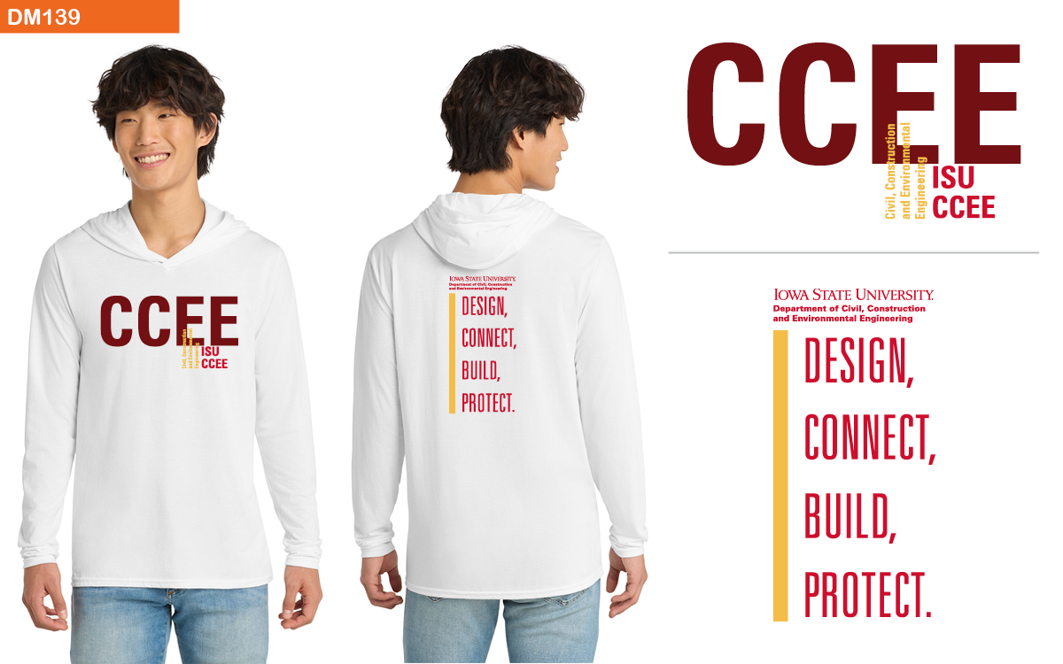 WHITE - District® Perfect Tri® Long Sleeve Hoodie