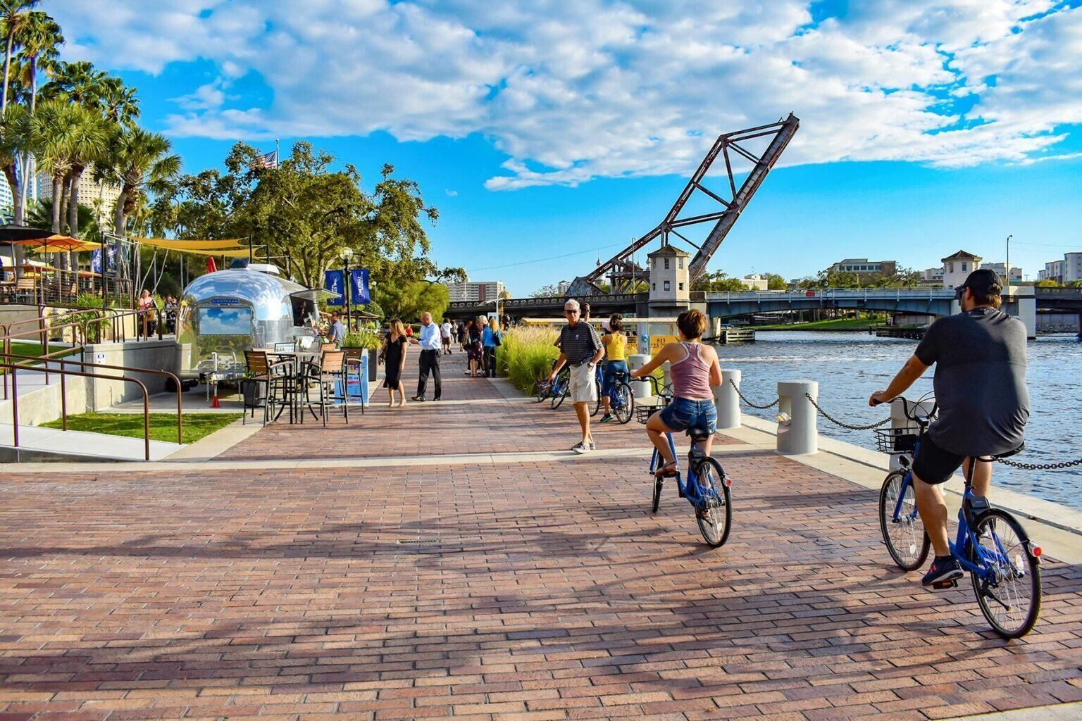 The Tampa Riverwalk