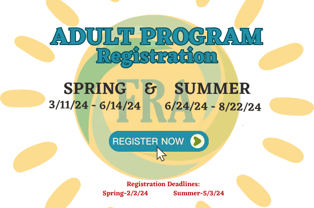2024 Spring Summer Adult Programs Registration