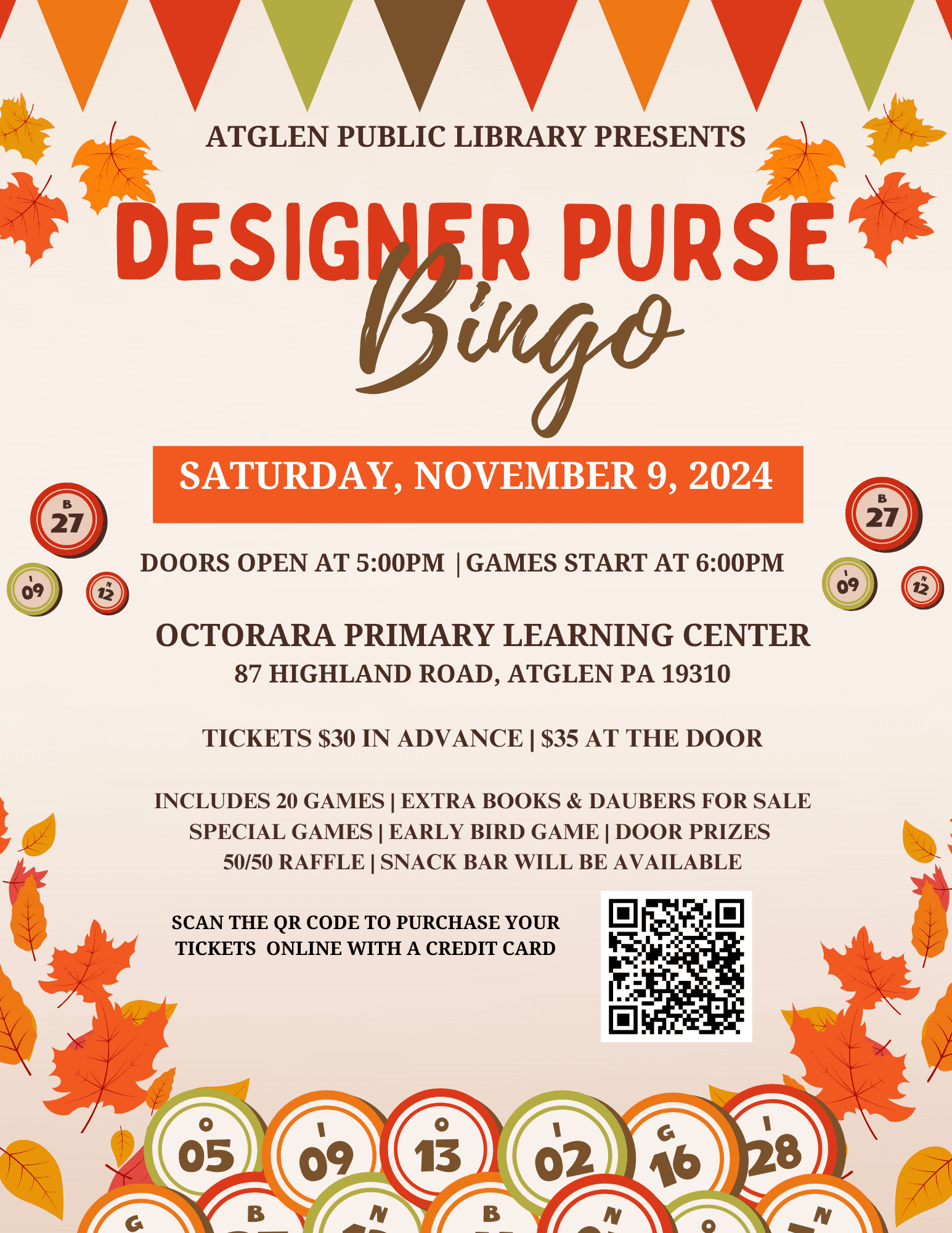 Designer Purse Bingo