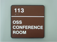 G3. Office Sign 10" x 10" with Frames