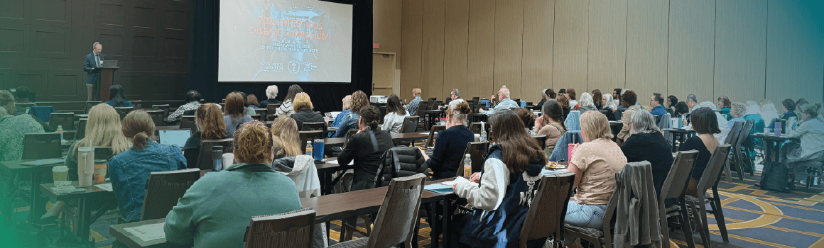 exhibitor booths at medical symposium