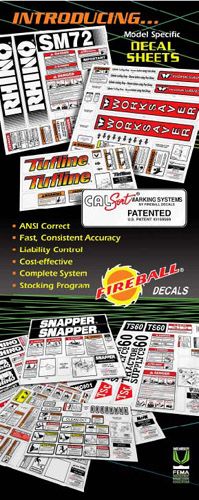 Patented Cal/Sort®  Decal Marking System