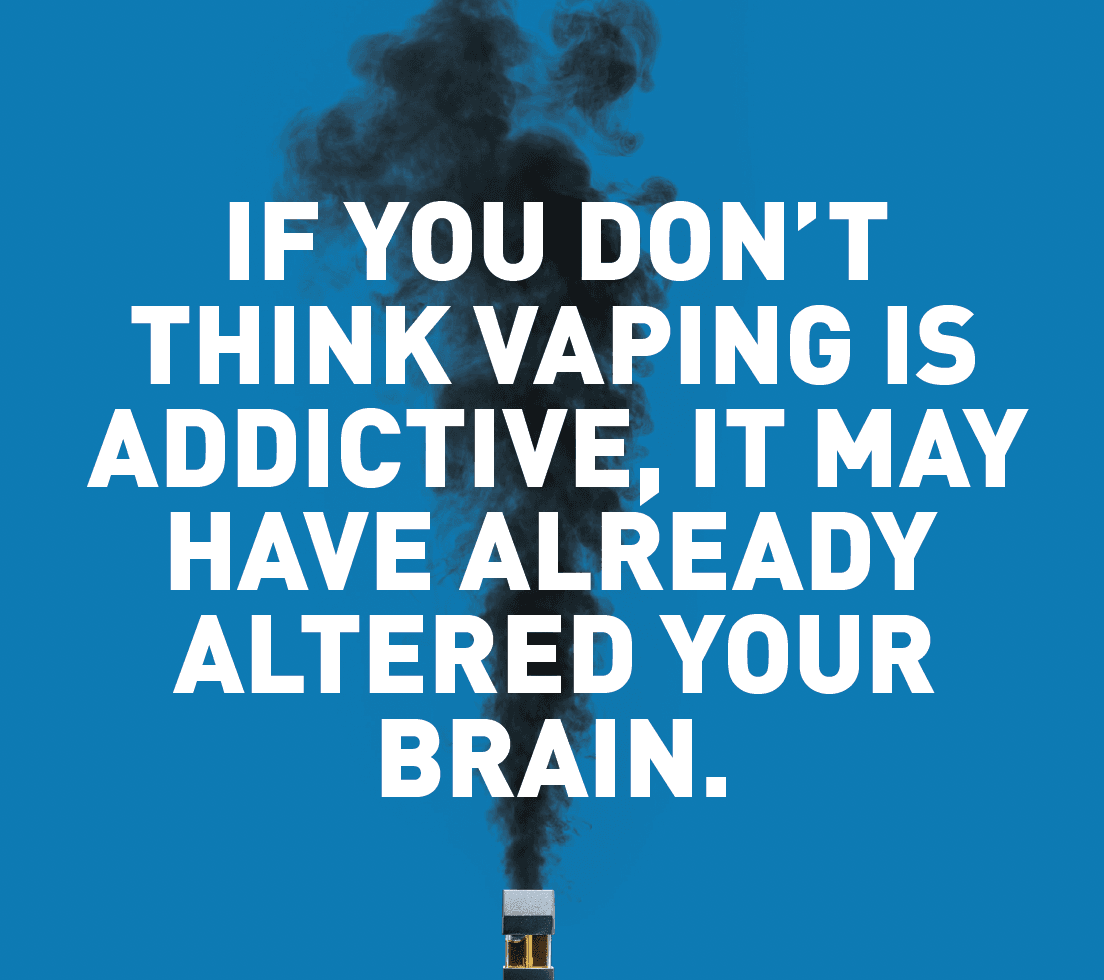 Vaping Already Altered Brain