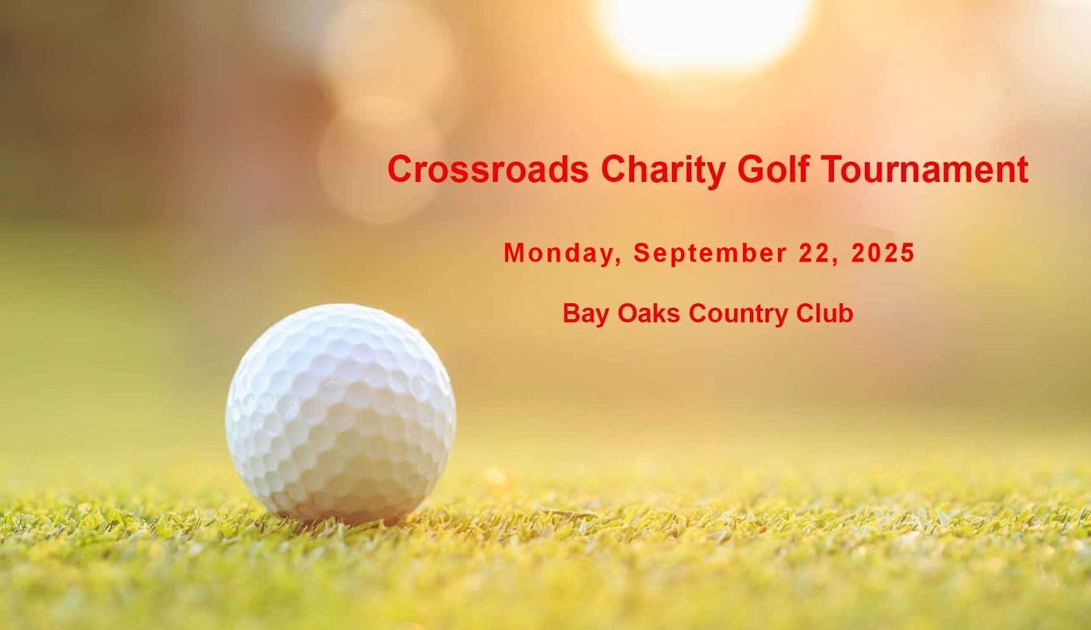 2025 Annual Golf Tournament