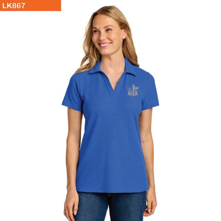 Port Authority® Women's C-FREE® Cotton Blend Pique Polo