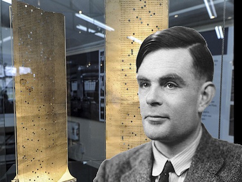 "Bletchley Park - First look at Alan Turing's Banbury Sheets used to crack Nazi Enigma code."