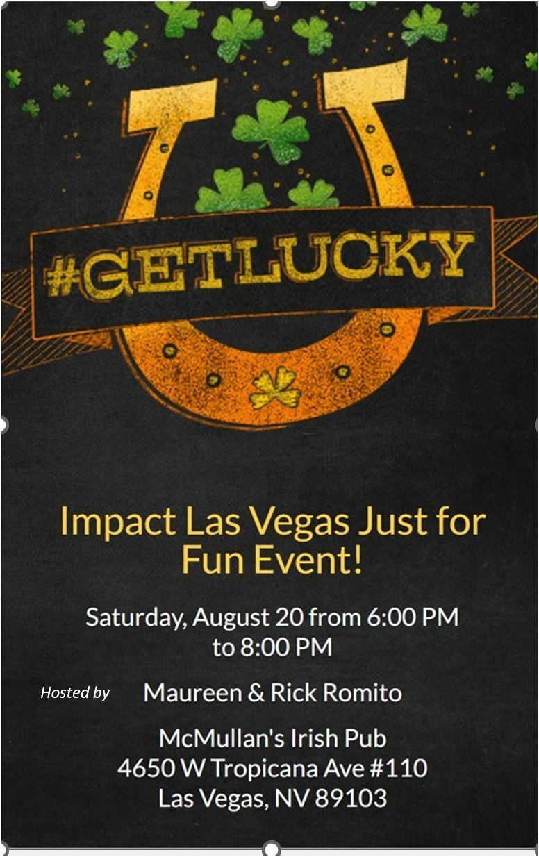 Impact Las Vegas Just for Fun Event for Members & Guests