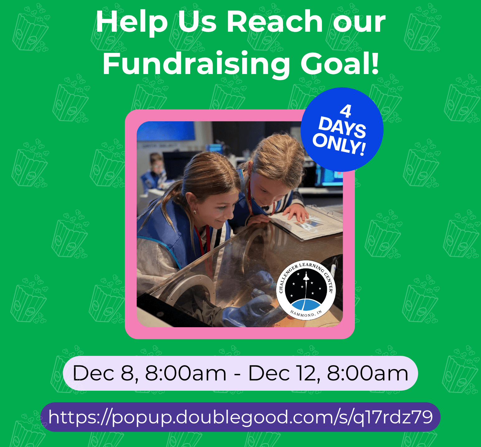Double Good Popcorn Fundraiser