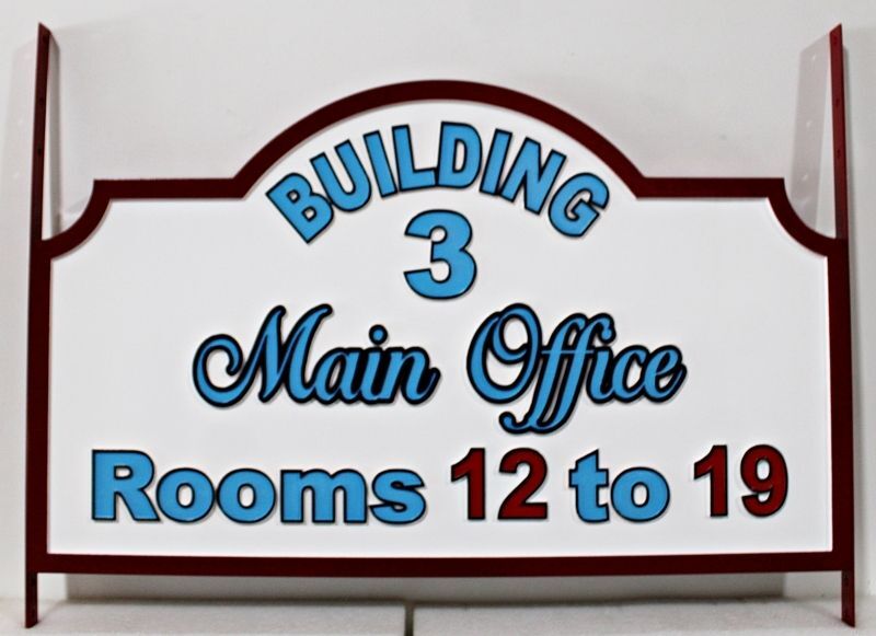 KA20573A - Carved Sign for "Building 3 Main Office"