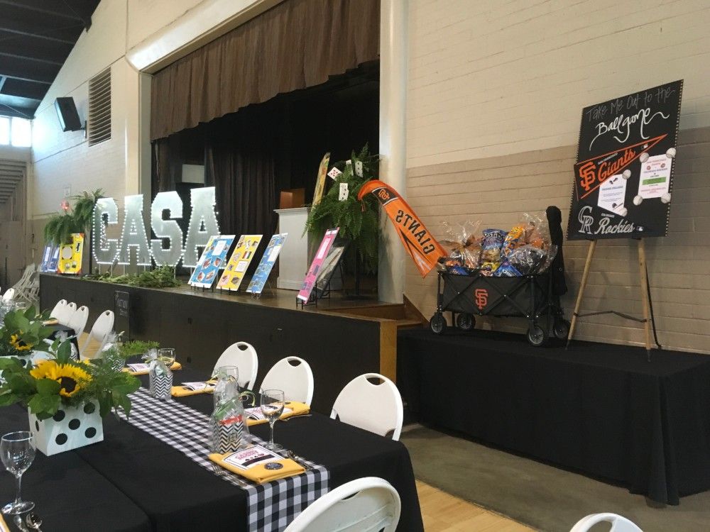 Auction area - Lots of items were raffled off, thank you to all the bidders!