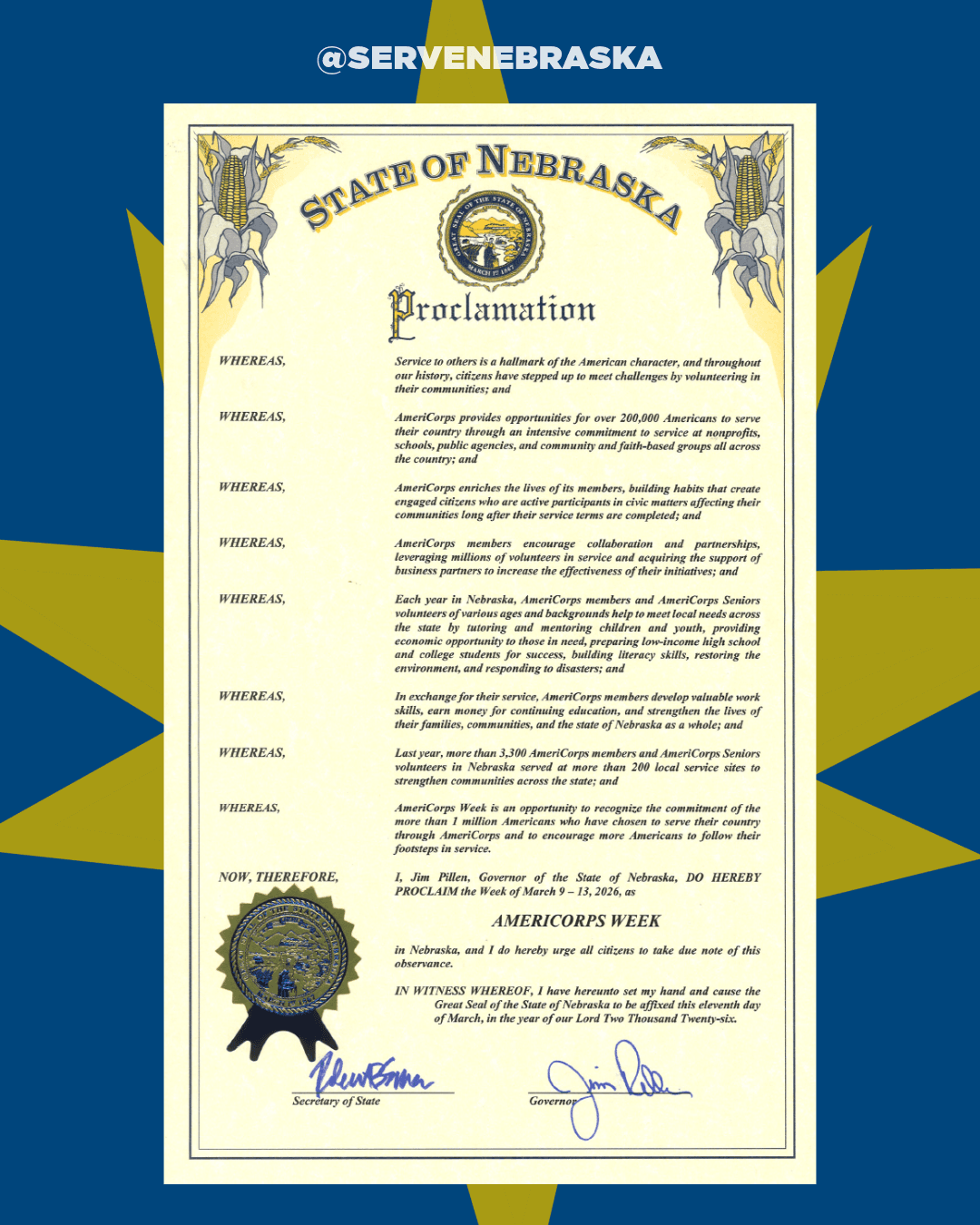 AmeriCorps Week 2026: Celebrating Service Across Nebraska