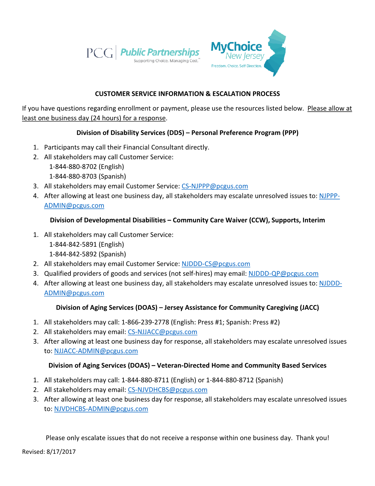 The Arc of New Jersey Family Institute Resources Understanding