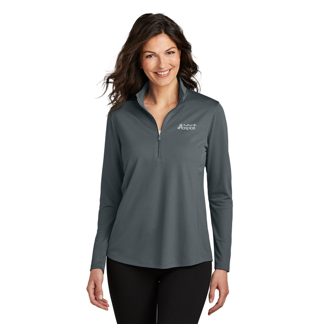 Port Authority® Women's Dry Zone® UV Micro-Mesh 1/4-Zip - LK112 - Graphite