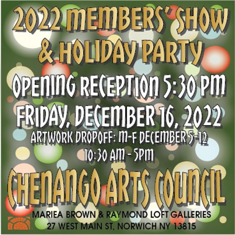2022 Member's Show & Holiday Party