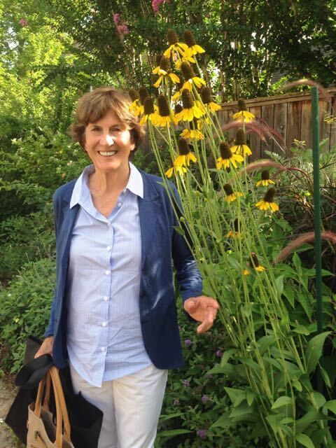 Homeowner with TX Coneflower