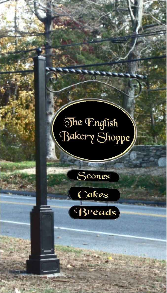 Art Signworks Wrought Iron Scroll Brackets Posts For Signs