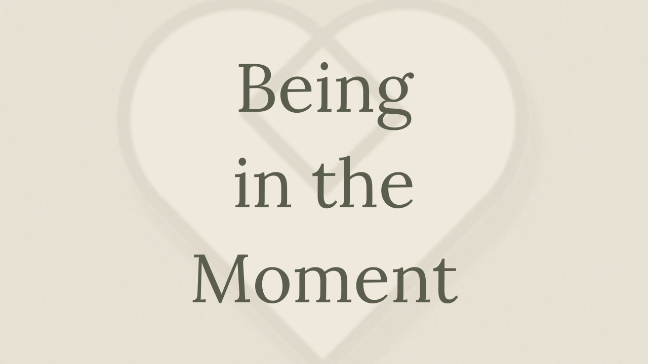Mental Health Minute: Being In The Moment