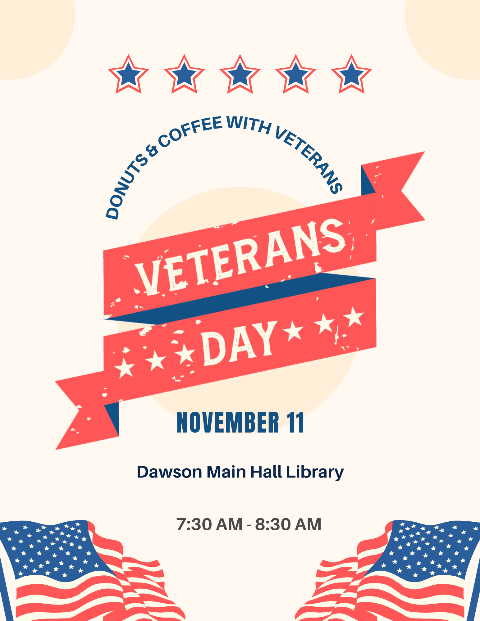 Donuts & Coffee with Veterans