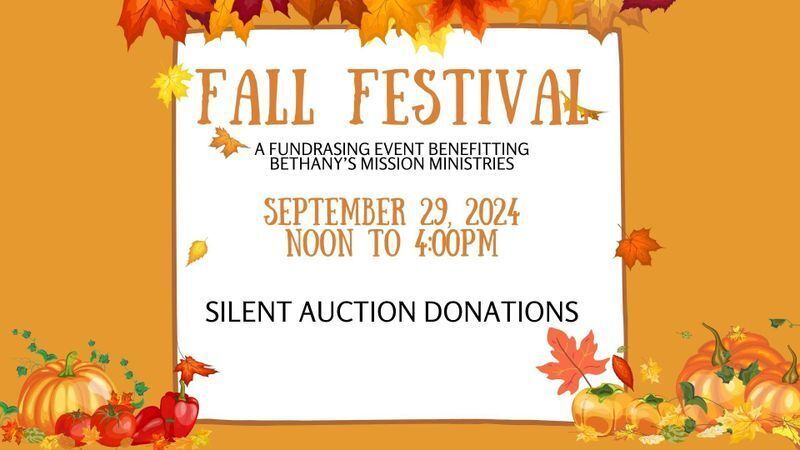 Fall Festival Silent Auction