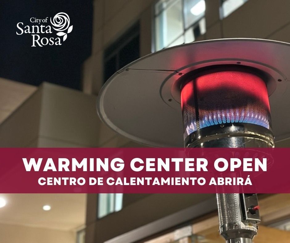 Santa Rosa activates emergency warming center for Tuesday and Wednesday night