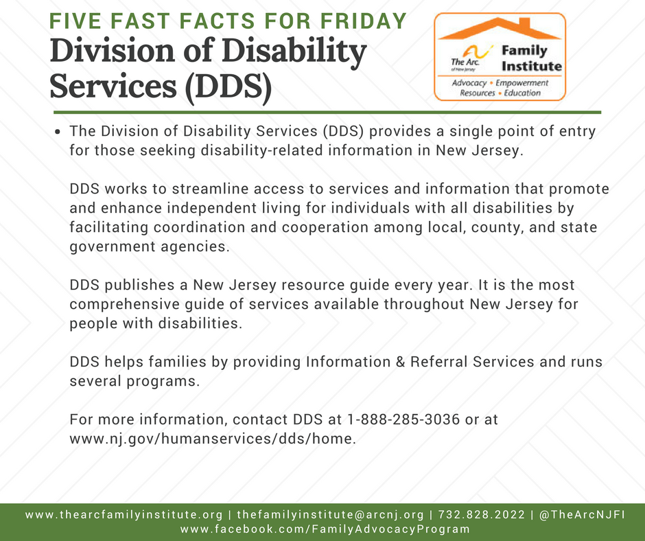 Division of Disability Services (DDS)