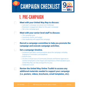 Campaign Checklist