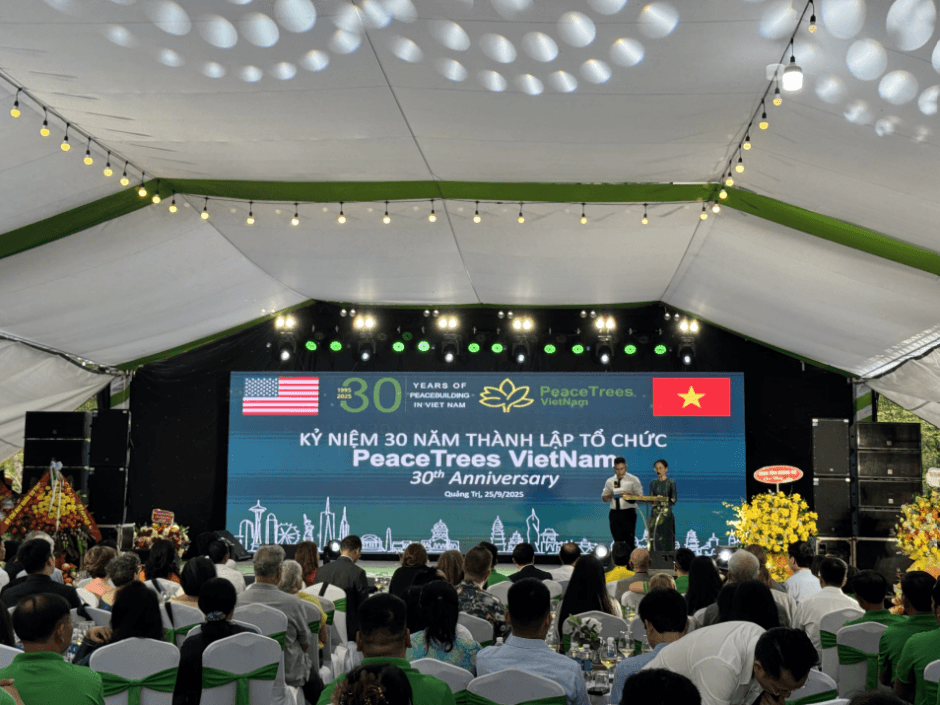 Peace Trees Vietnam 30 years accompanying Quang Tri to overcome the consequences of war