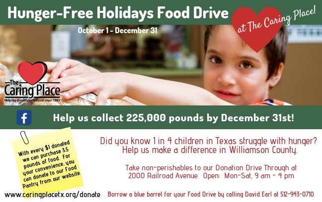 Hunger-Free Holidays Food Drive