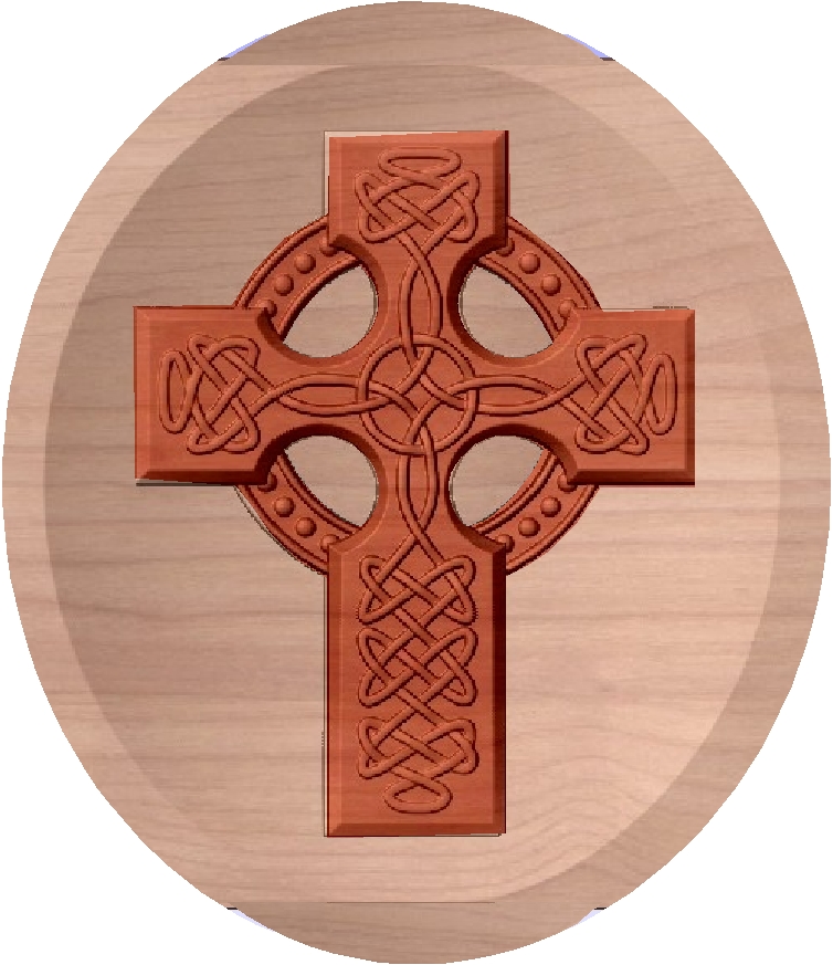 Church And Religious Signs Plaques D13371 Carved Celtic Cross Wall Plaque