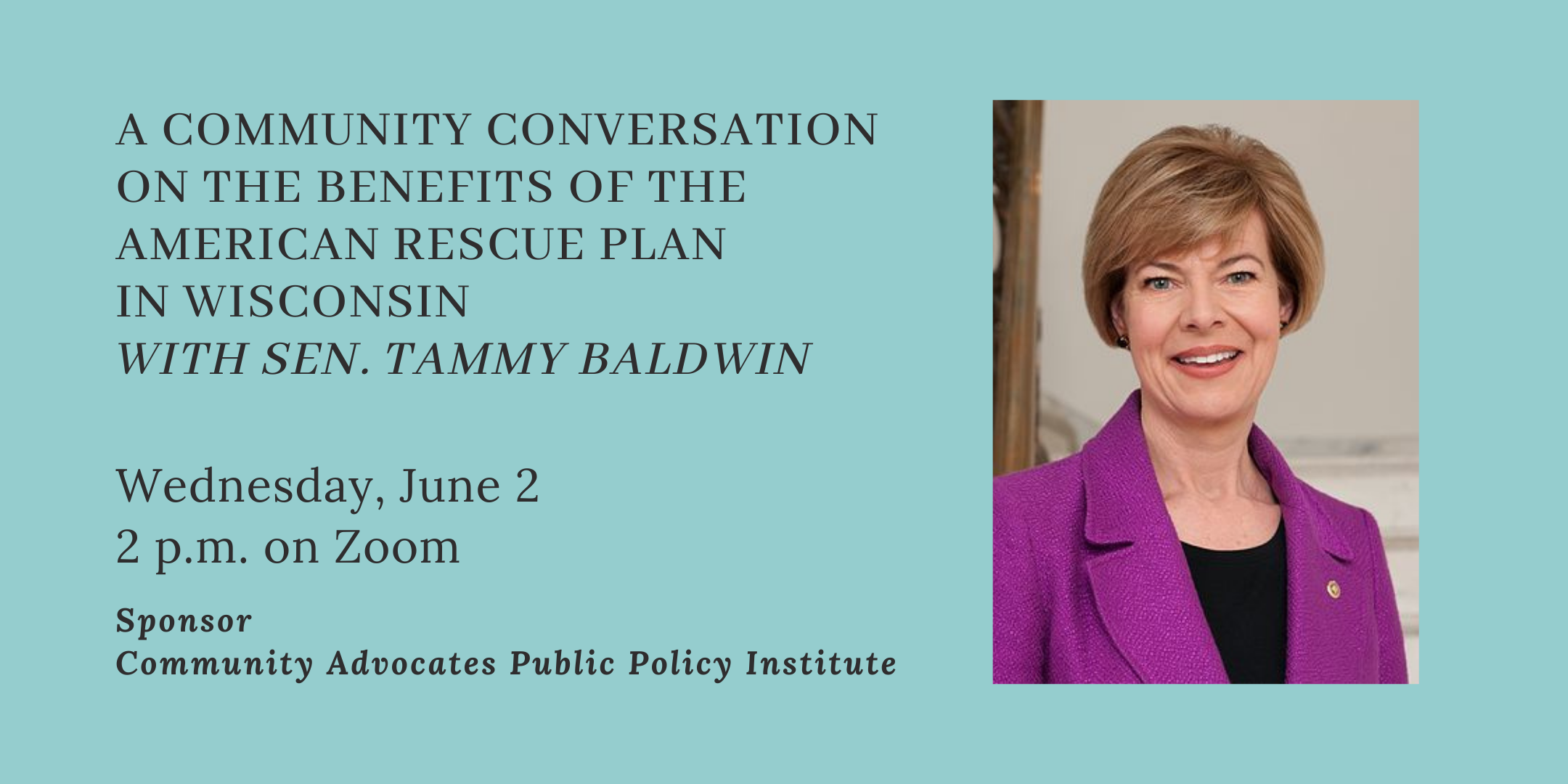 Sen. Tammy Baldwin on American Rescue Plan