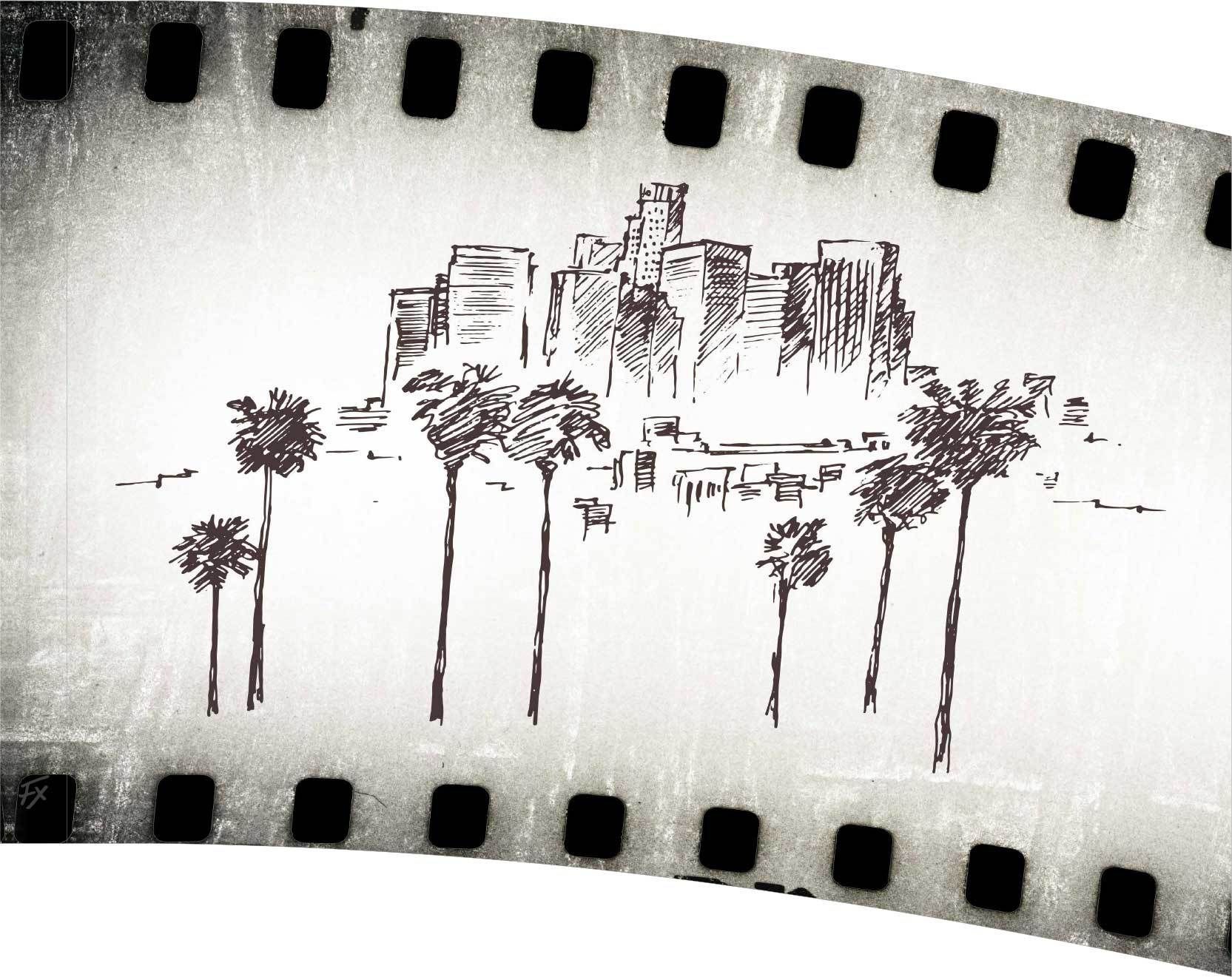 Hollywood Etching