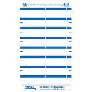 59431 - Blue Color Bar Name Labels