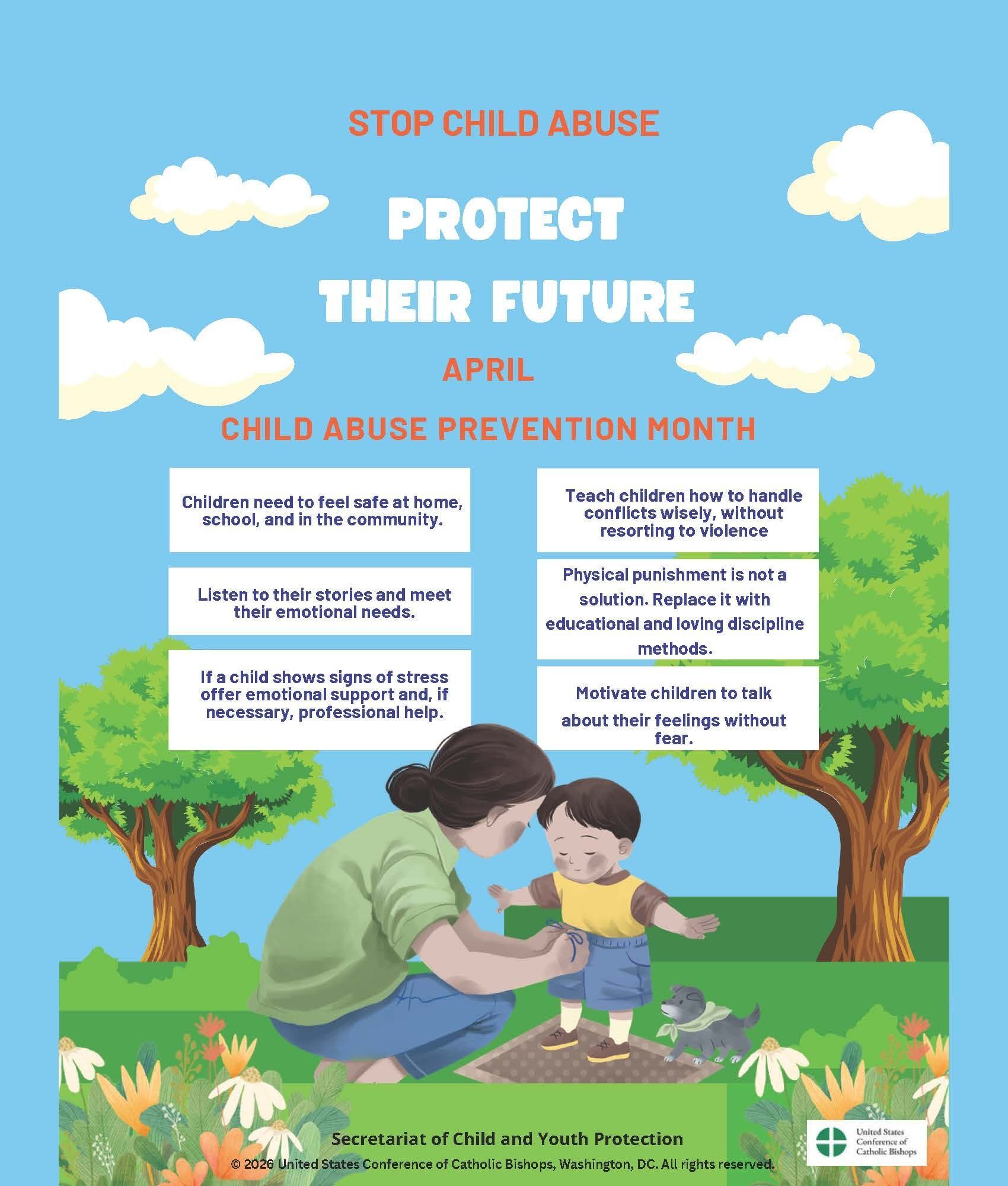 Mother and child bulletin graphic