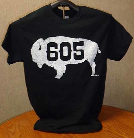 .....605 Buffalo Black T-shirt