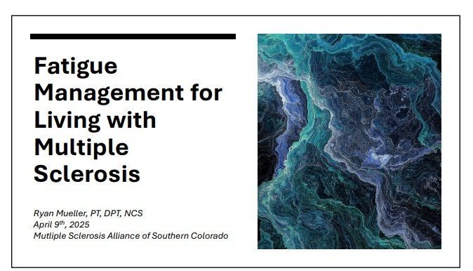 MS and Fatigue Management with Ryan Mueller