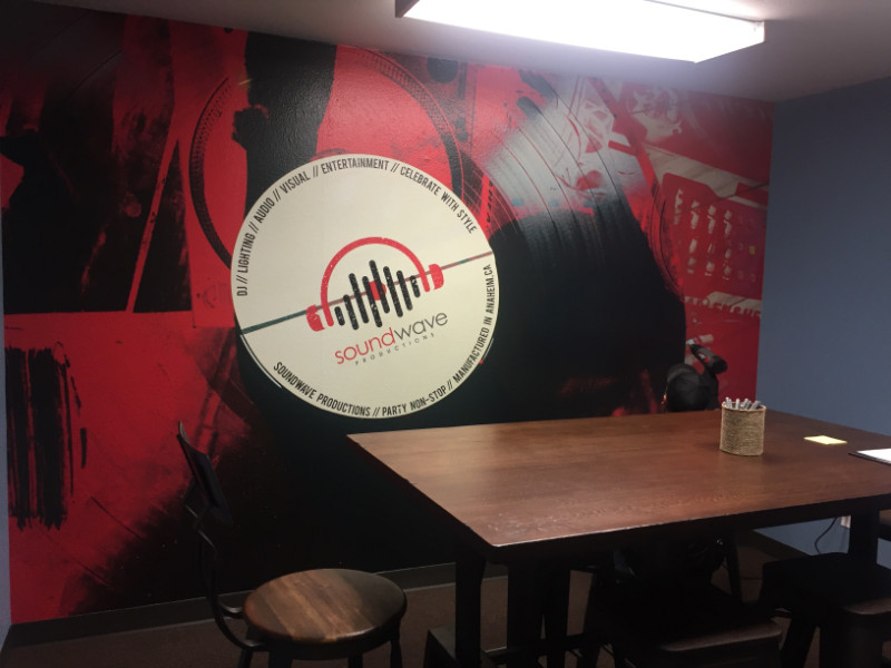 Custom wall murals and graphics in Orange County CA