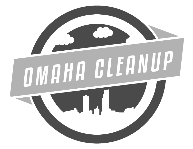 Greyscale Omaha Cleanup Logo