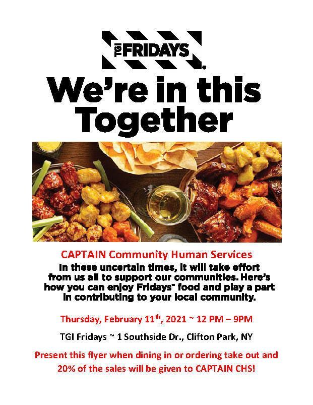 TGI Fridays Fundraiser