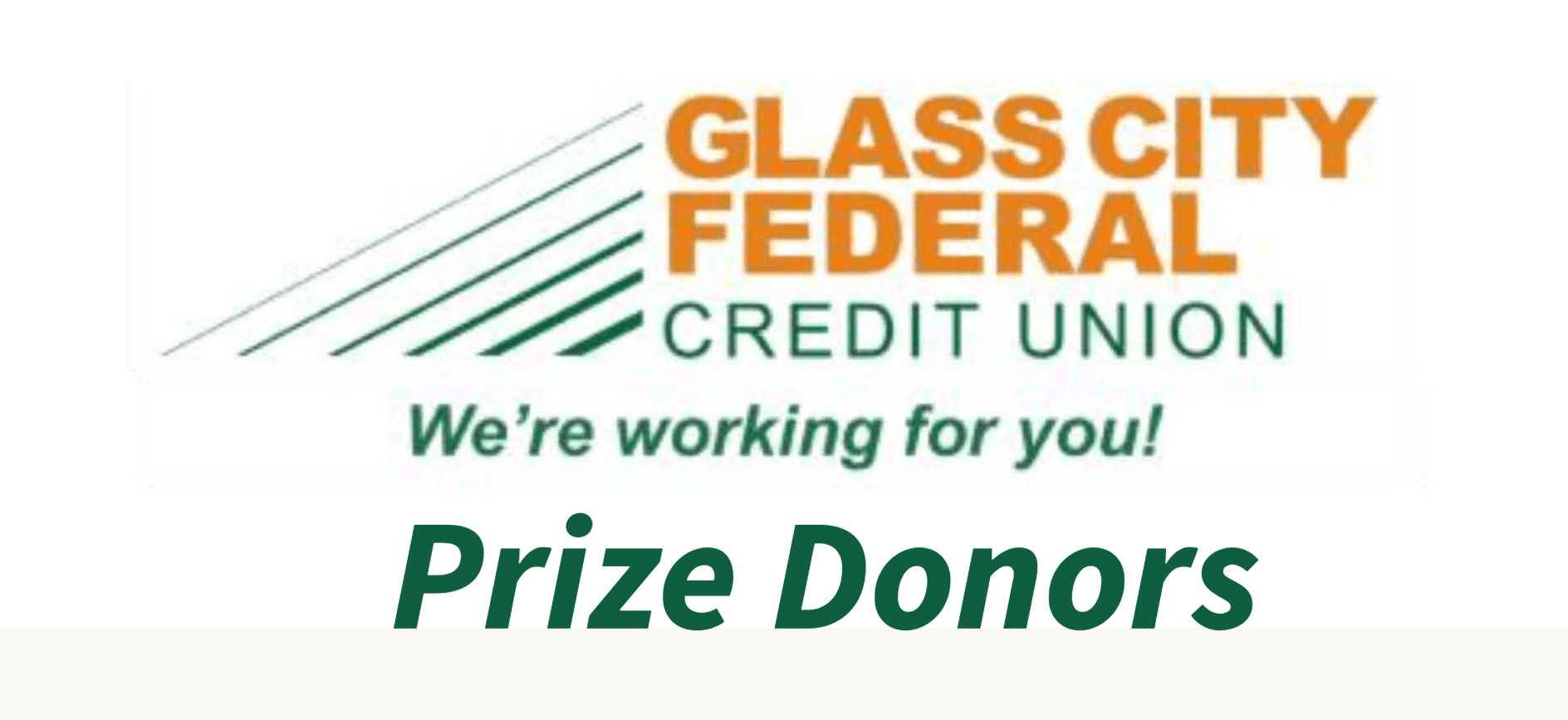 Prize Donor Glass City Federal Credit Union