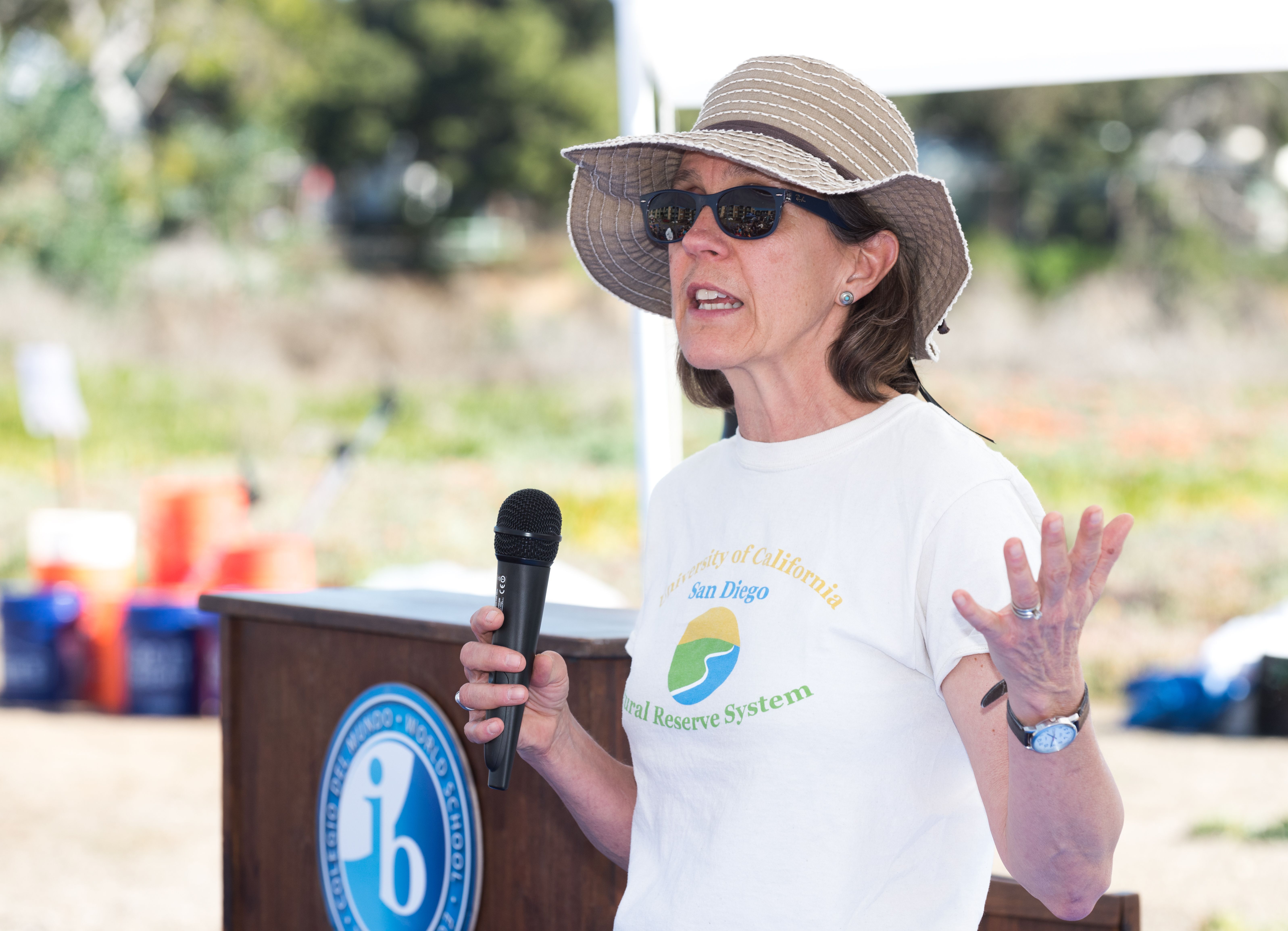 Heather Henter speaking at Love Your Wetlands Day