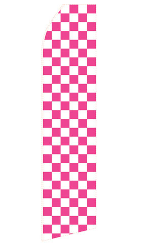 Magenta Chessboard Econo Stock Flag