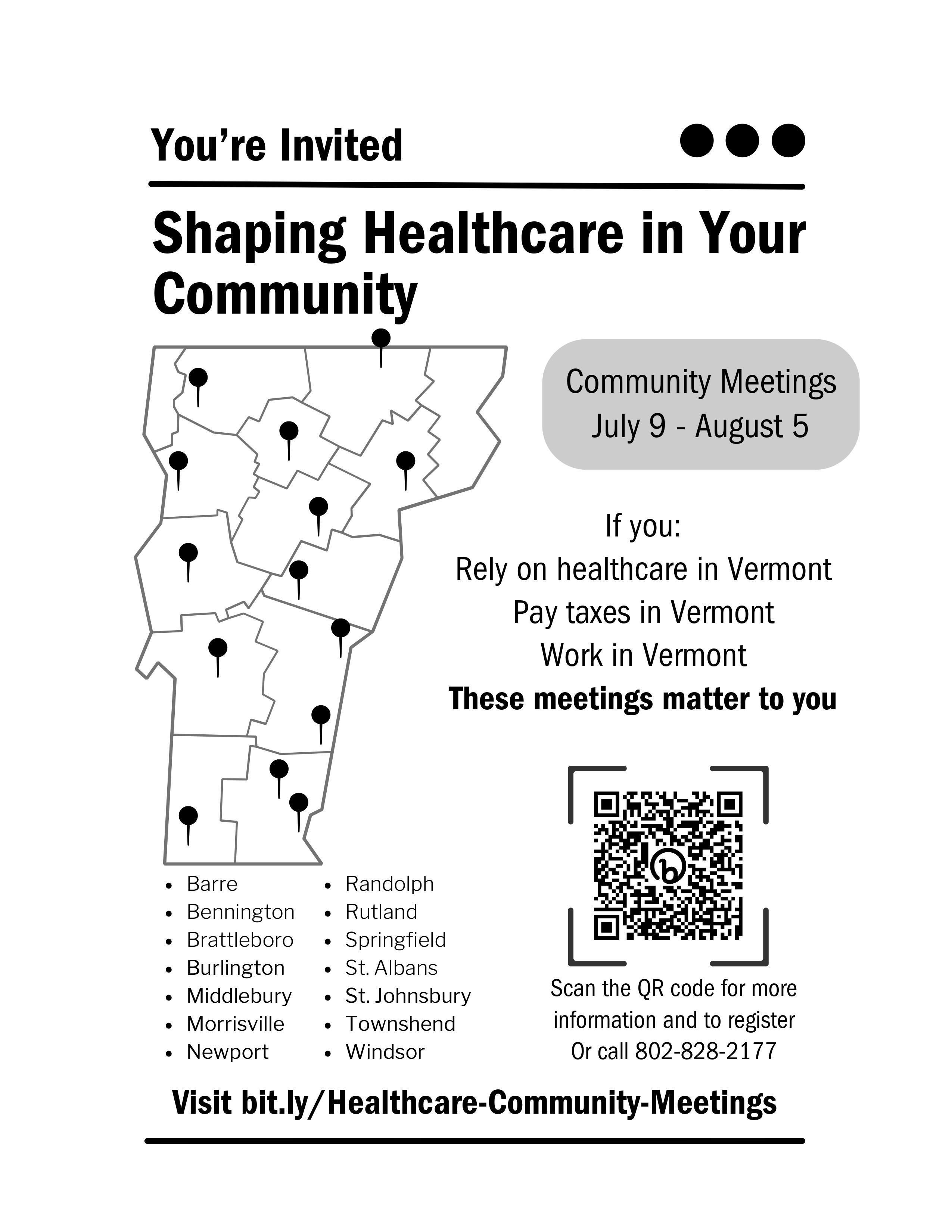 Shaping Healthcare in Your Community