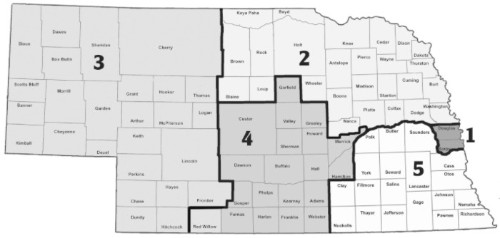 Nebraska Hospital Association : About Us : Districts