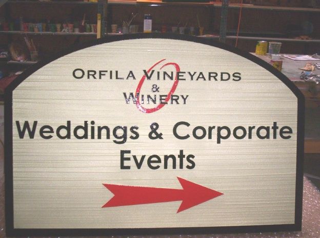 R27050 - Orfila Vineyards Wayfinding Sign