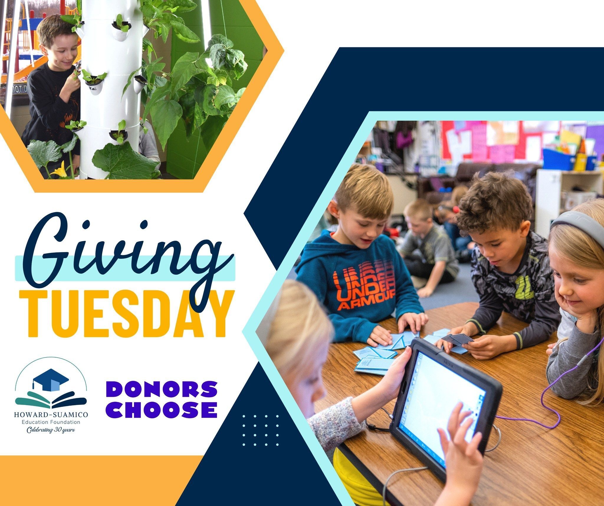 Support HSSD classrooms this Giving Tuesday!