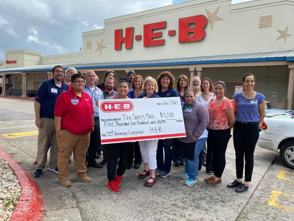 The Caring Place wins $5,500 from HEB Anniversary Celebration