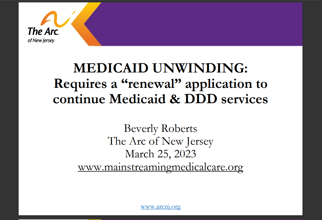 3/25/23 Webinar Slides: NJ Medicaid and Individuals with IDD