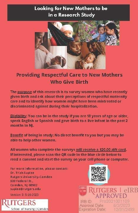 New Mothers Research Study