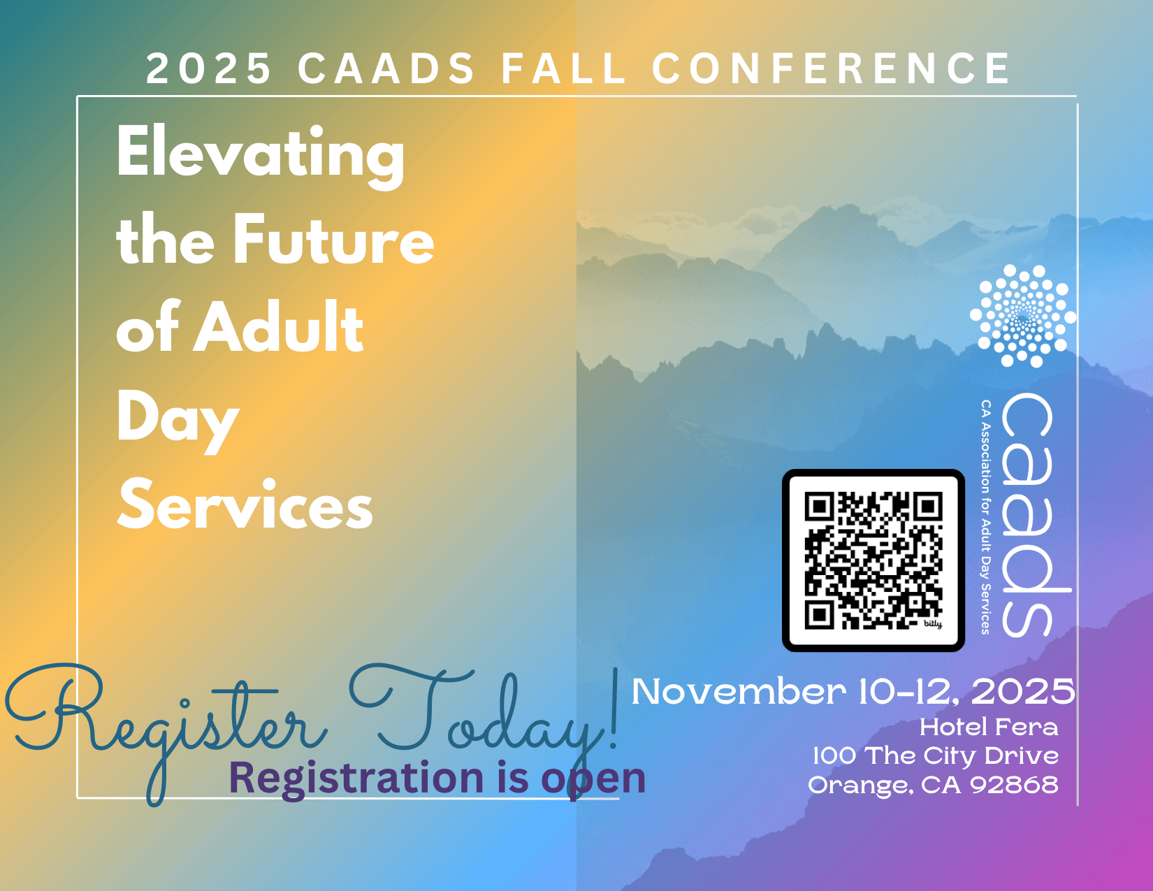 2025 CAADS Fall Conference - Register Today